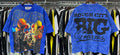 Vintage Roll The Dice Western Cropped T‑Shirt Rhinestone Highway Road Trip Raw Hem Oversized Streetwear Tee