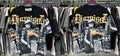 Vintage Roll The Dice Western Cropped T‑Shirt Rhinestone Highway Road Trip Raw Hem Oversized Streetwear Tee
