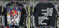 Vintage Roll The Dice Western Cropped T‑Shirt Rhinestone Highway Road Trip Raw Hem Oversized Streetwear Tee