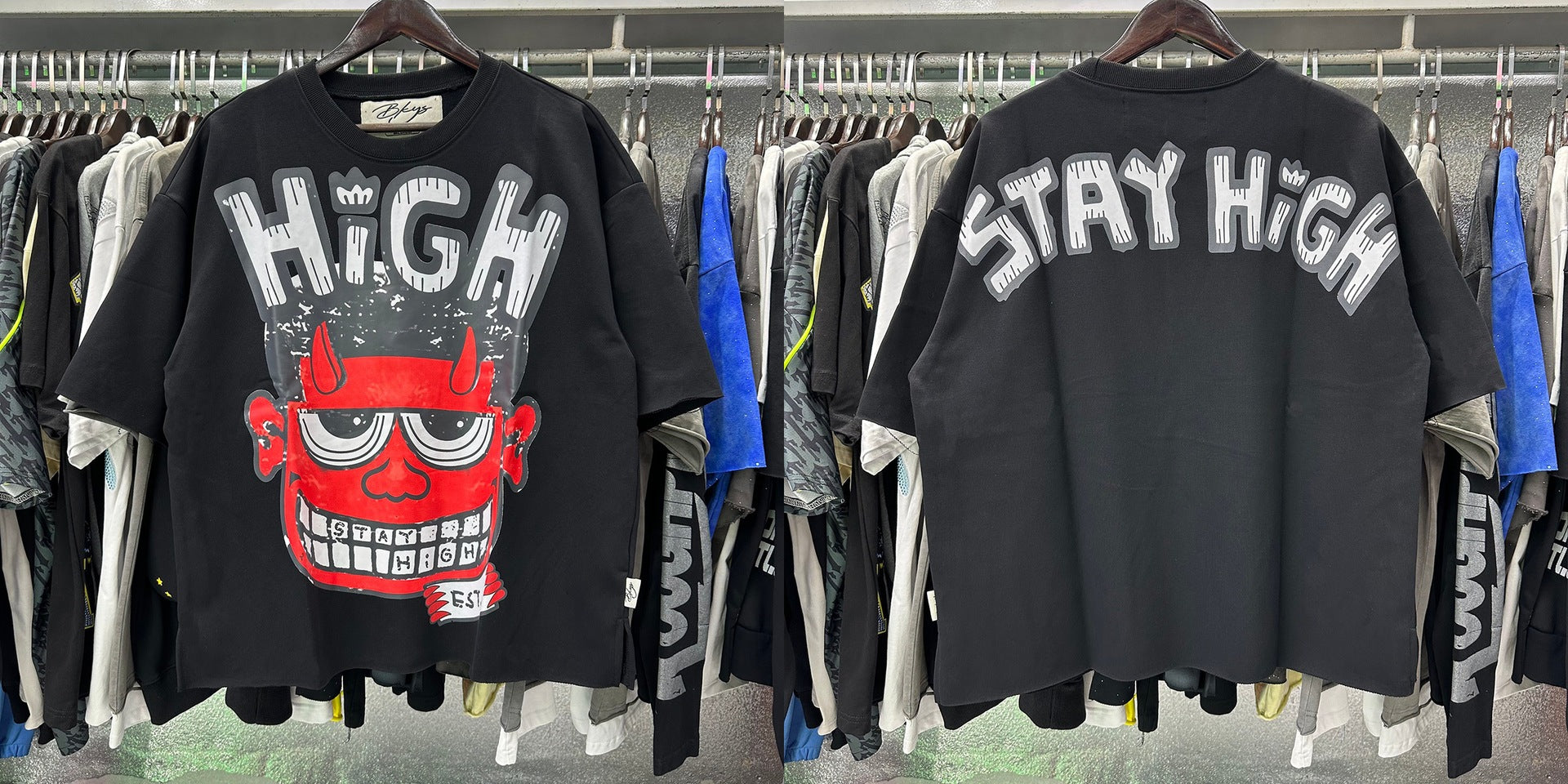 Vintage Roll The Dice Western Cropped T‑Shirt Rhinestone Highway Road Trip Raw Hem Oversized Streetwear Tee