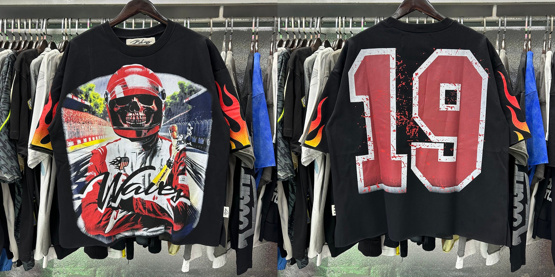 Vintage Roll The Dice Western Cropped T‑Shirt Rhinestone Highway Road Trip Raw Hem Oversized Streetwear Tee