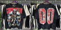 Vintage Roll The Dice Western Cropped T‑Shirt Rhinestone Highway Road Trip Raw Hem Oversized Streetwear Tee