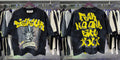 Vintage Roll The Dice Western Cropped T‑Shirt Rhinestone Highway Road Trip Raw Hem Oversized Streetwear Tee